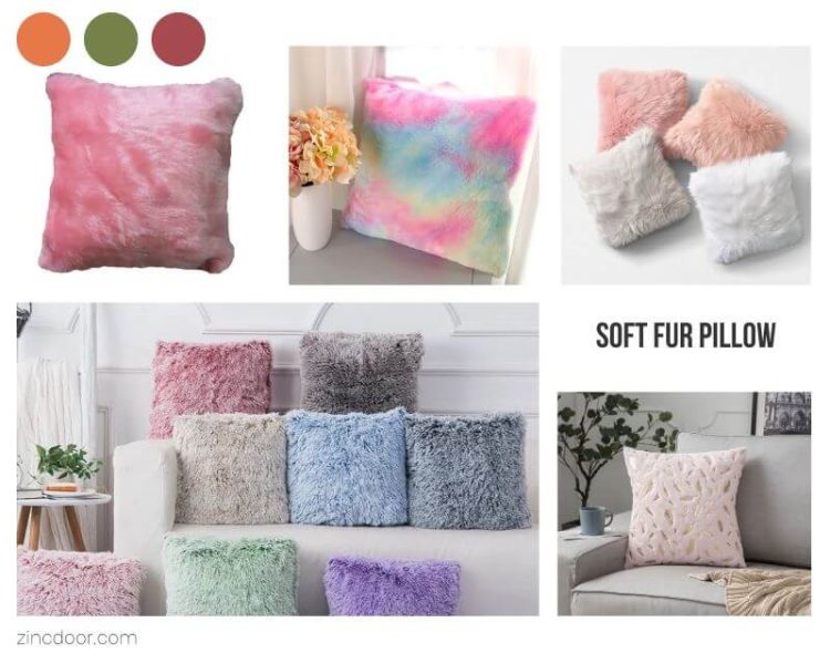 Soft Fur Moden Pillow Ideas