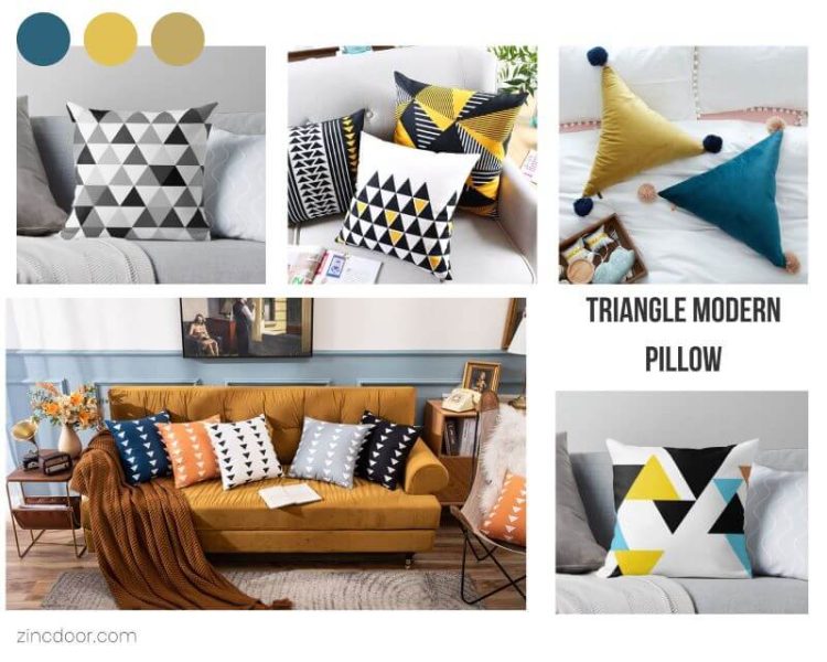 Triangle Modern Pillow Ideas