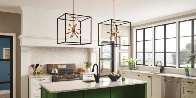 above sink kitchen light