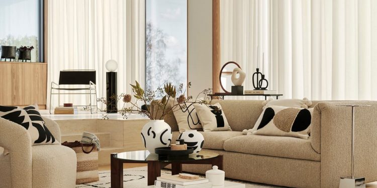 curtain for beige walls