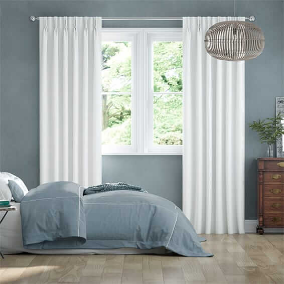 white curtain for bedroom
