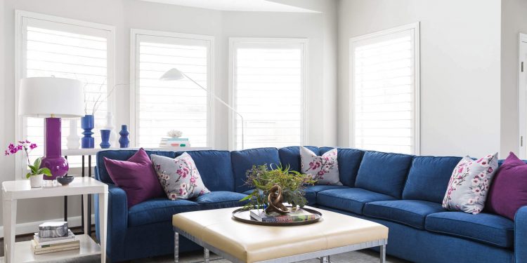 blue couch pillow ideas