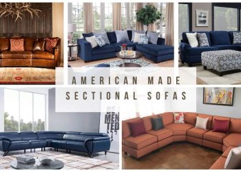 American made sectional sofa