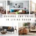 How to arrange two sofas in living room