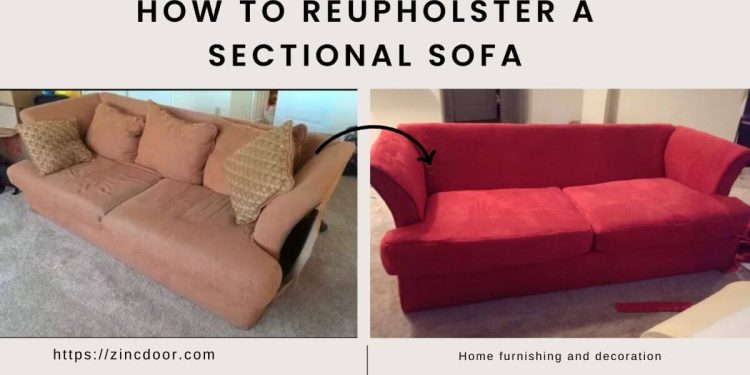 How to reupholster a sectional sofa