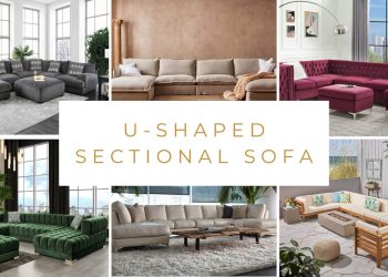 U shaped sectional sofa