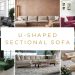 U shaped sectional sofa