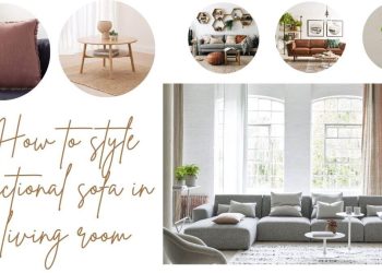 How to style a sectional sofa